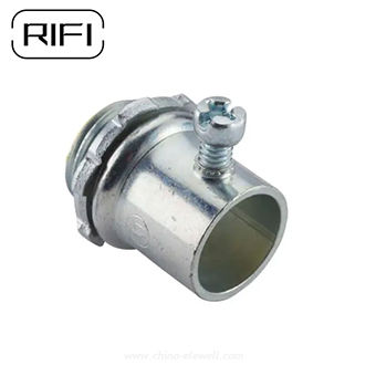 Zinc EMT Set Screw Connector 1/2"-4" for Bonding EMT to Box with 30-35 Days Delivery