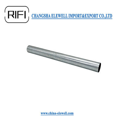 Pre-Galvanized EMT Conduit Pipe 17.93mm-114.30mm OD 1.07mm-2.11mm Wall Thickness for Electrical Wiring