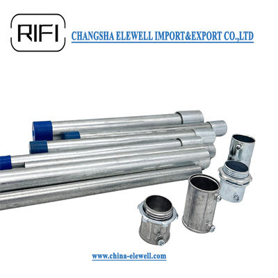 1-1/4 Inch Hot Dipped Galvanized EMT Conduit with 17.93mm-114.30mm OD and 1.07mm-2.11mm Wall Thickness for Electrical Wiring