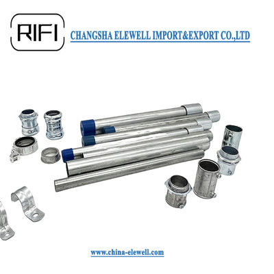 1-1/4 Inch Hot Dipped Galvanized EMT Conduit with 17.93mm-114.30mm OD and 1.07mm-2.11mm Wall Thickness for Electrical Wiring