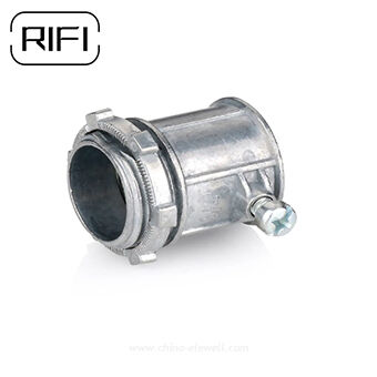 Aluminum EMT Connector Set Screw Type for 3/4 Inch Electrical Conduit