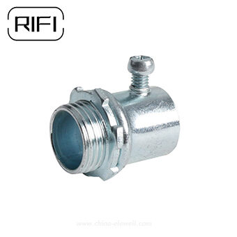 1/2"-4" Trade Size Steel EMT Conduit Set Screw Connector for Electrical Wiring