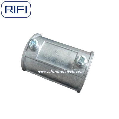 Aluminum EMT Conduit Coupling Set Screw Type for 1/2"-2" Trade Size Electrical Wiring
