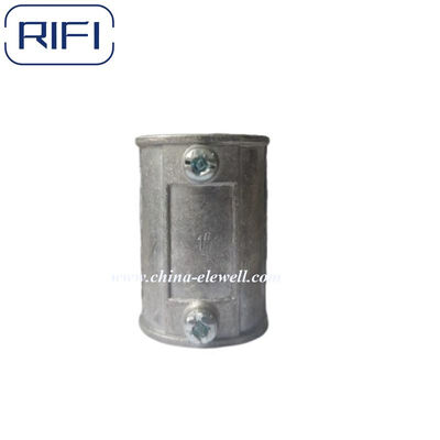 Aluminum EMT Conduit Coupling Set Screw Type for 1/2"-2" Trade Size Electrical Wiring