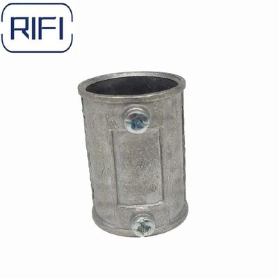 Aluminum EMT Conduit Coupling Set Screw Type for 1/2"-2" Trade Size Electrical Wiring