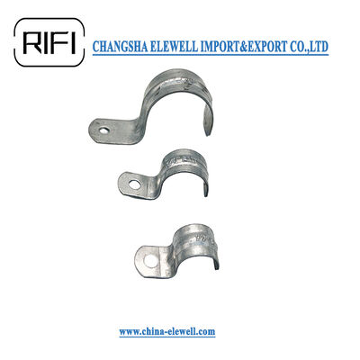 Galvanized Steel EMT Conduit Strap 3/4 Inch One Hole Strap for Electrical Conduit