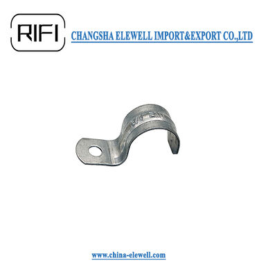 Galvanized Steel EMT Conduit Strap 3/4 Inch One Hole Strap for Electrical Conduit