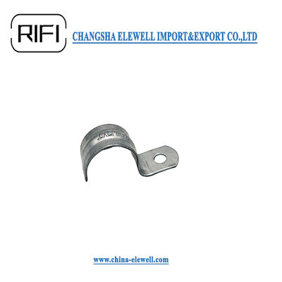 Galvanized Steel EMT Conduit Strap 3/4 Inch One Hole Strap for Electrical Conduit