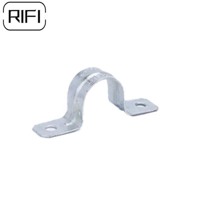 Galvanized Steel EMT Conduit Strap for 1/2"-4" Trade Size Conduit Pipe with Two Hole Type