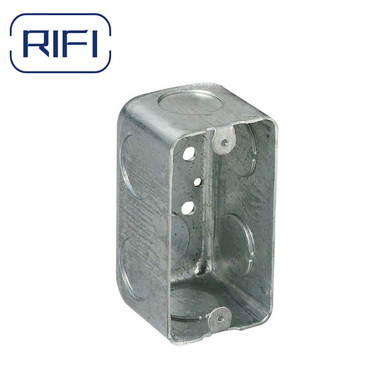 2x4 Square Steel Box One Gang Two Gang Electrical Conduit Fittings Outlet Box