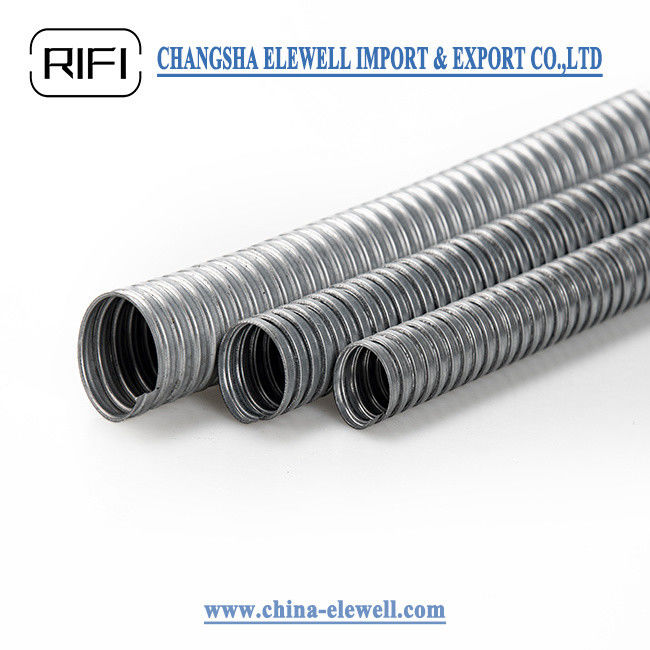 Galvanized Flexible Conduit And Fittings 3 / 8 Inch Flexible Metallic Conduit