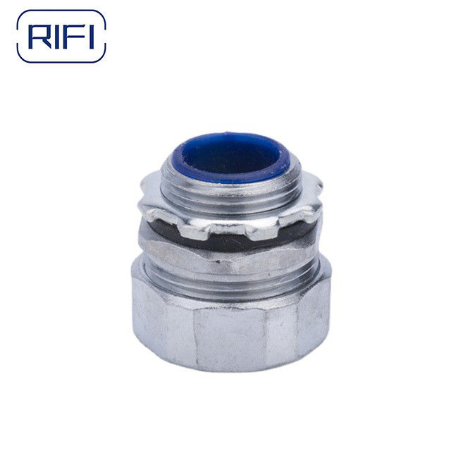 1/2 Inch Flex Conduit To Box DPJ Connector Zinc Die Cast For Wiring