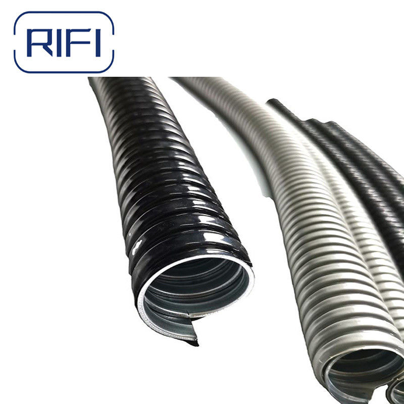 Black Orange Grey PVC Flexible Conduit Electrical Galvanized Steel Flexible Pipe Conduit