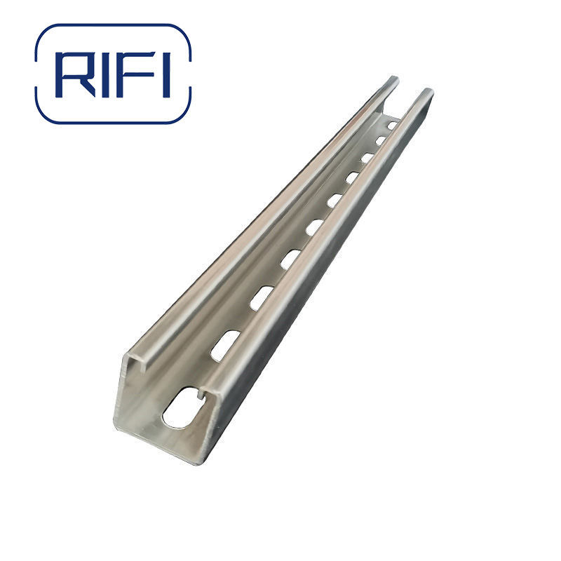 Wall Mount Stainless Steel Unistrut Slotted Strut Channel  With 0.8mm-3mm Thickness