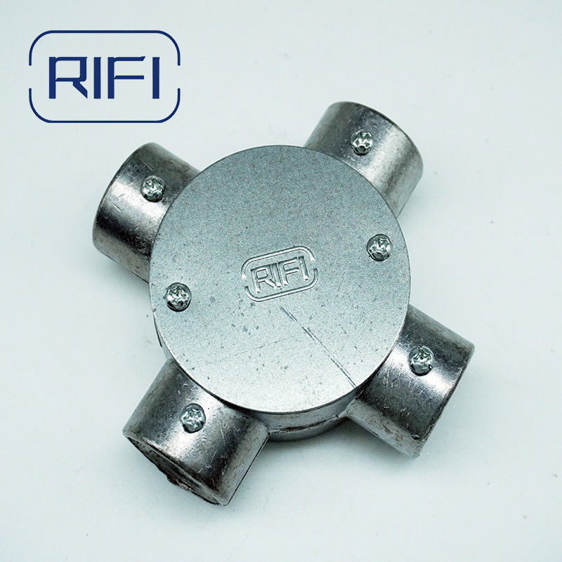 1/2" 3/4" Terminal Junction Box 4 Way For Electrical Metallic Tubing Distribution Wiring Box