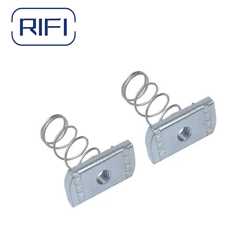 Carbon Steel Solar Unistrut Accessories Support Strut Channel Spring Nut Channel Strut