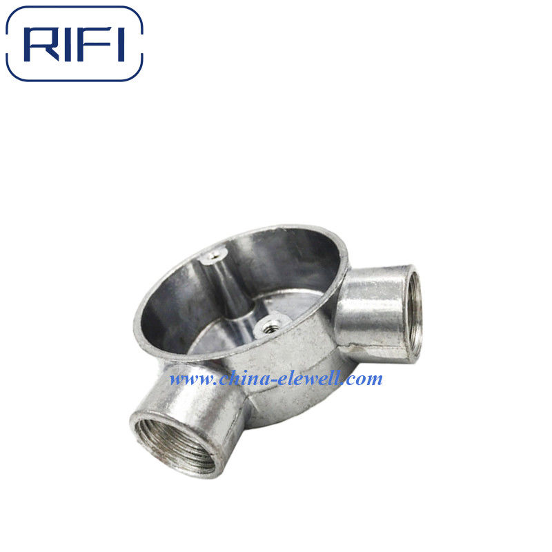 GI Aluminum Junction Box Angle Way 20mm,25mm,32mm Connect GI Conduit Pipe