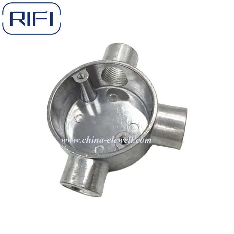 Gi Aluminum Junction Box Threaded Type Tee (3)Way Box  20mm,25mm,32mm
