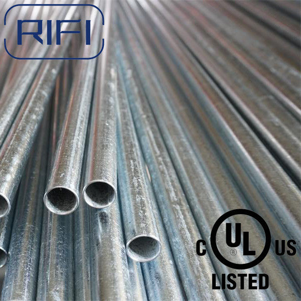 UL 1/2inch-4inch EMT Conduit Pipe with Pre-galvanized and Hot Dipped Galvanized Surface Finish