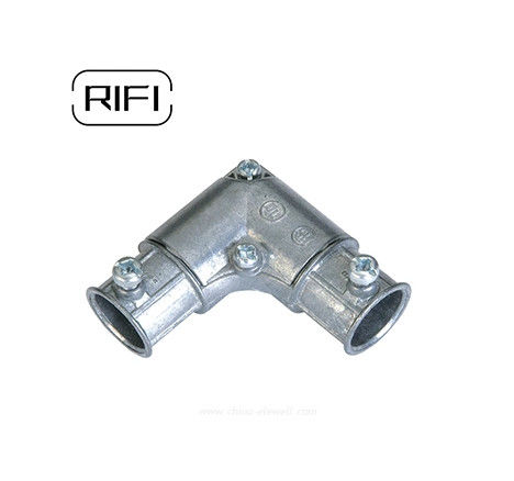 1/2" TO 1" Zinc Die Cast EMT To EMT Capped Corner Coupling for emt conduit