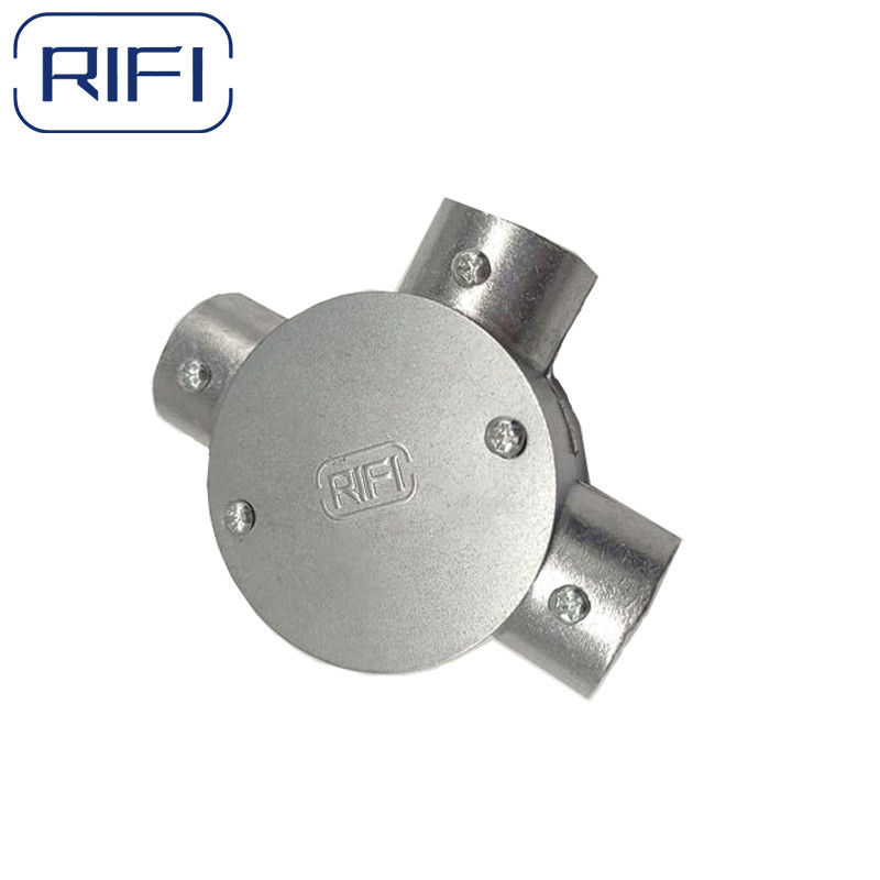 RIFI Aluminum Die Cast EMT Circular Junction Box 1way 2way 3way Angle Way 4way