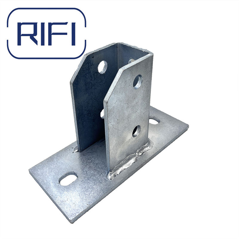 Customizable Support Frame 41mm Electro Galvanized Strut Channel Post Base