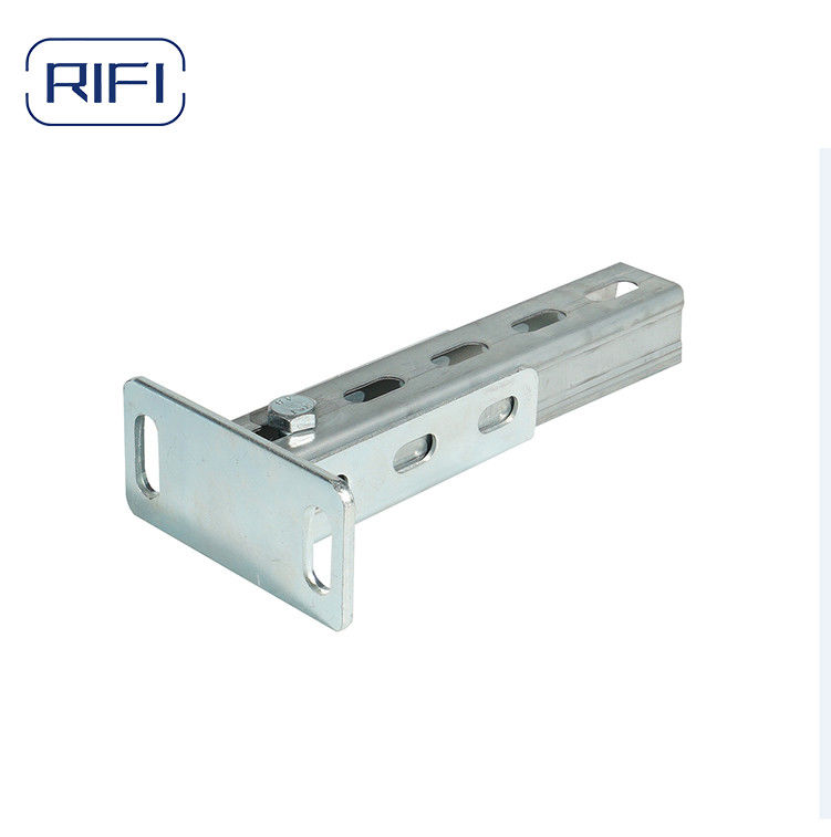 Galvanized Channel Steel Unistrut with Zinc Finish Cantilever Brace Bracket for Seismic Bracing Bonded Style