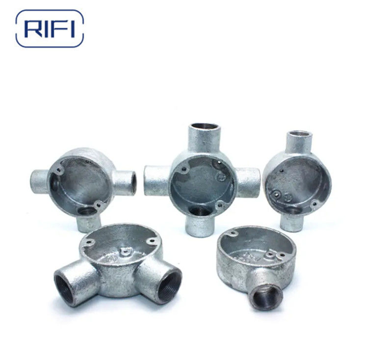 20mm/25mm  Electrical Malleable iron Circular Terminal Junction Box for Conduit Fittings