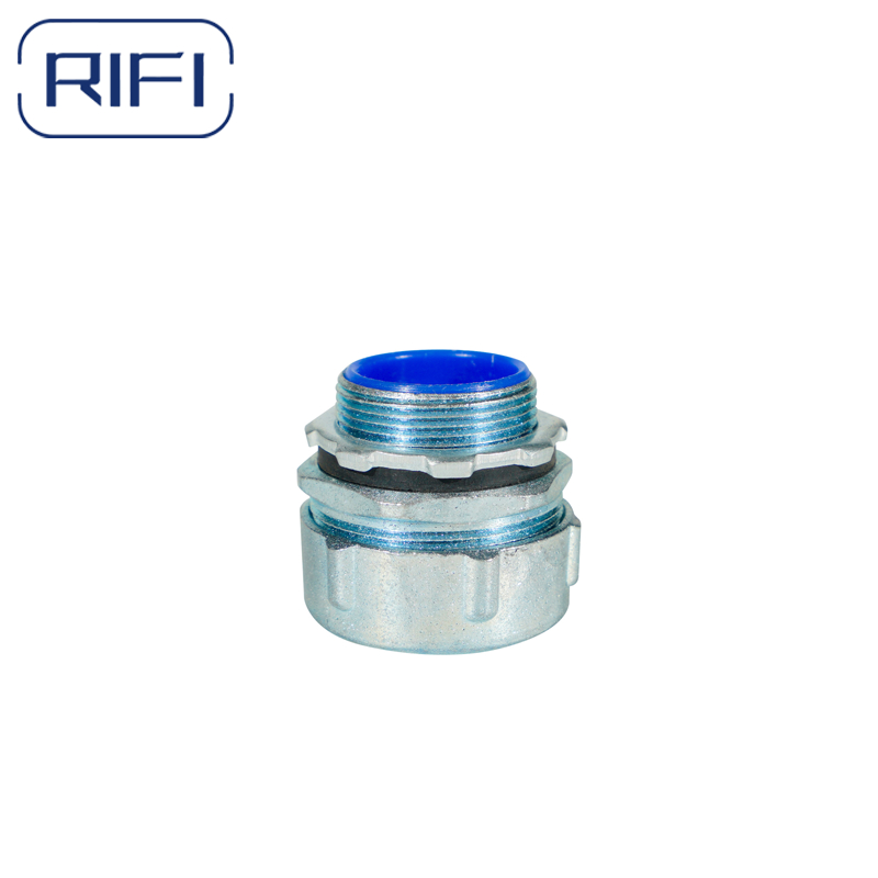 Straight PVC Coated Electrical Conduit Fittings Connectors For Flexible Conduit