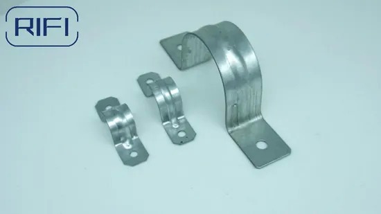 Galvanized Steel EMT One Hole Strap for 3/4" and 1" EMT Conduit with 1/2"-4" Size Range