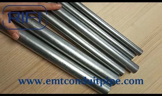 UL Listed Hot-Dipped Galvanized EMT Conduit Pipe 1 inch 3050mm Length for Electrical Wiring
