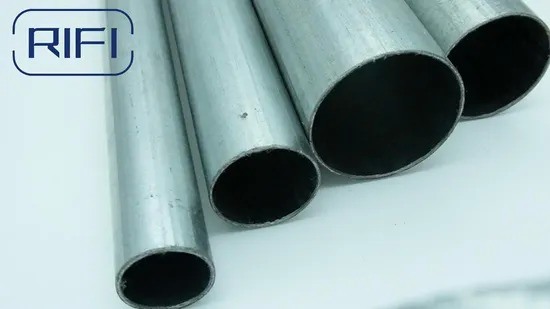 Pre-Galvanized EMT Conduit Pipe 1/2"-4" Size Range UL797 ANSI C80.3 Standard for Electrical Wiring Protection
