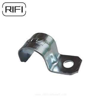Galvanized Steel EMT Conduit Strap 3/4 Inch One Hole Strap for Electrical Conduit