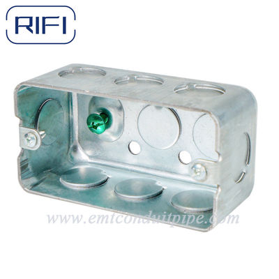 ISO Acciaio Metal Handy Box Colore argento con vite di terra sollevata 4